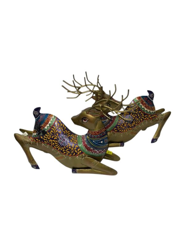 Deer Statue for Longevity and Energetic Environment, Showpiece for, house, office, temple. - Image 3