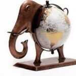 Elephant Globe- Handcrafted Showpiece